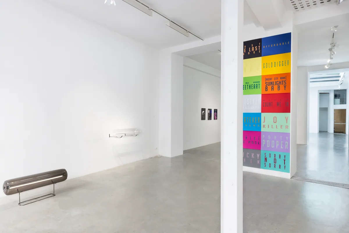 Vue d’exposition, avec Valentina Canseco et Pauline Rima