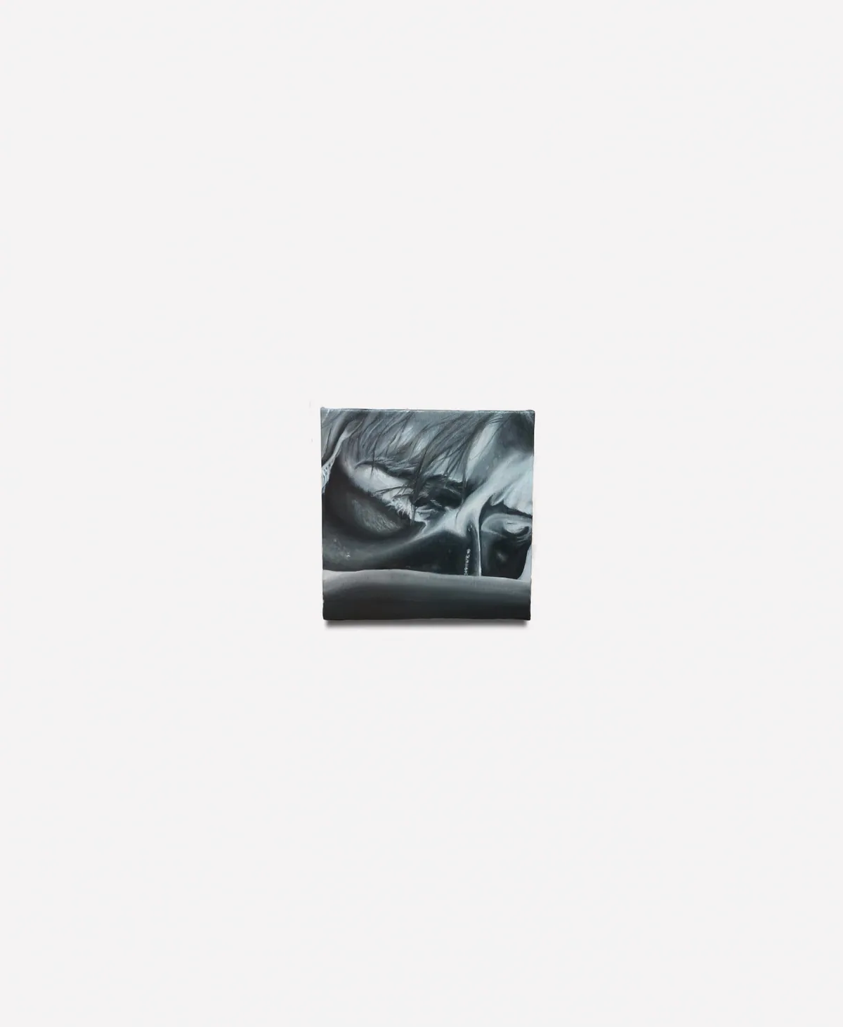 Résilience, 2023, Huile sur lin, 20 x 20 x 2 cm