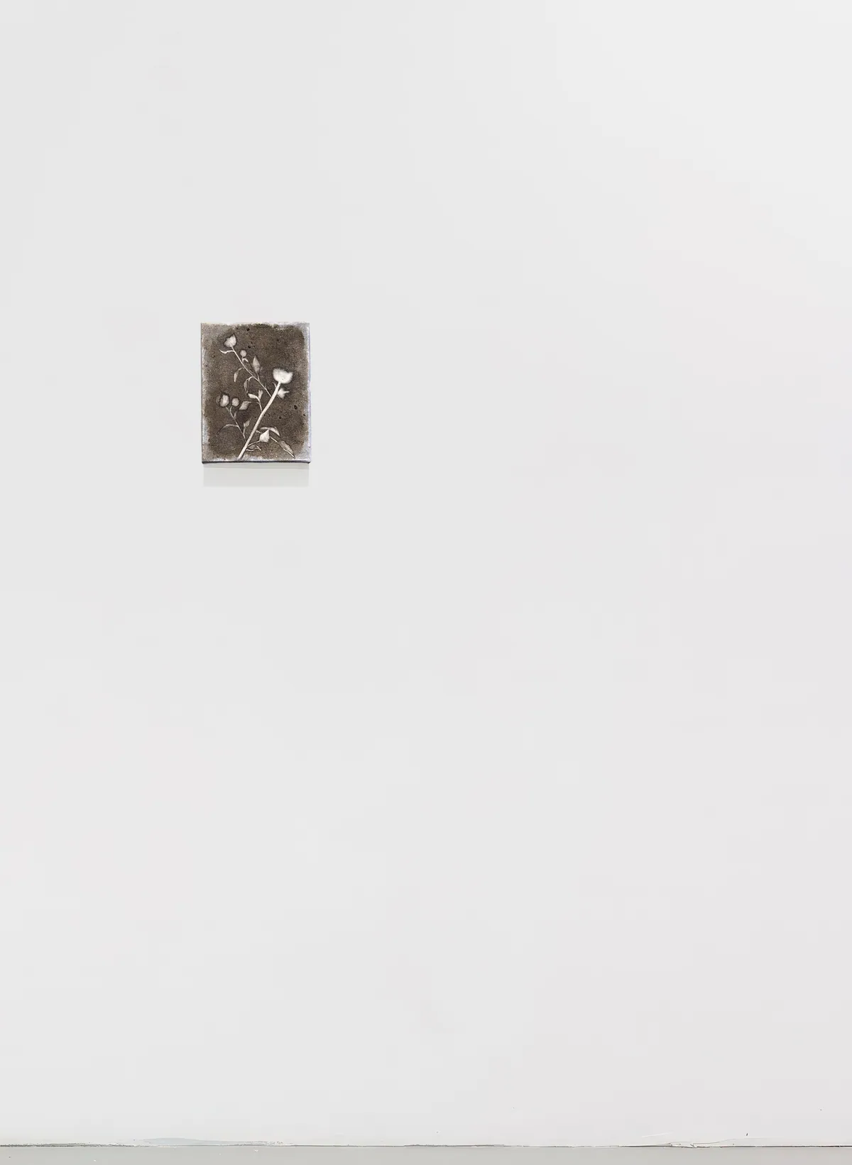 Fantôme périurbain, 2025, Huile sur lin, 18 x 14 x 2,5 cm
