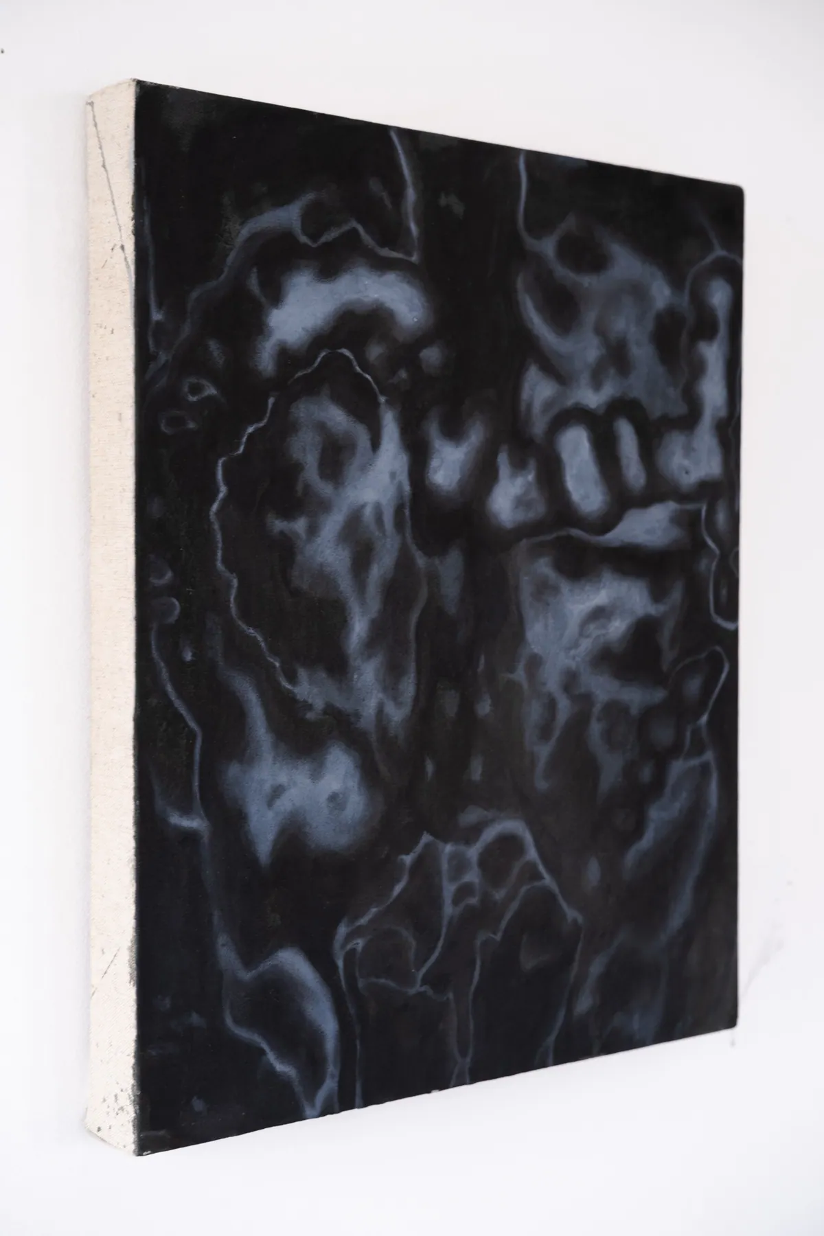 Sans titre, 2024, Huile sur lin, 46 x 38 x 4,5 cm