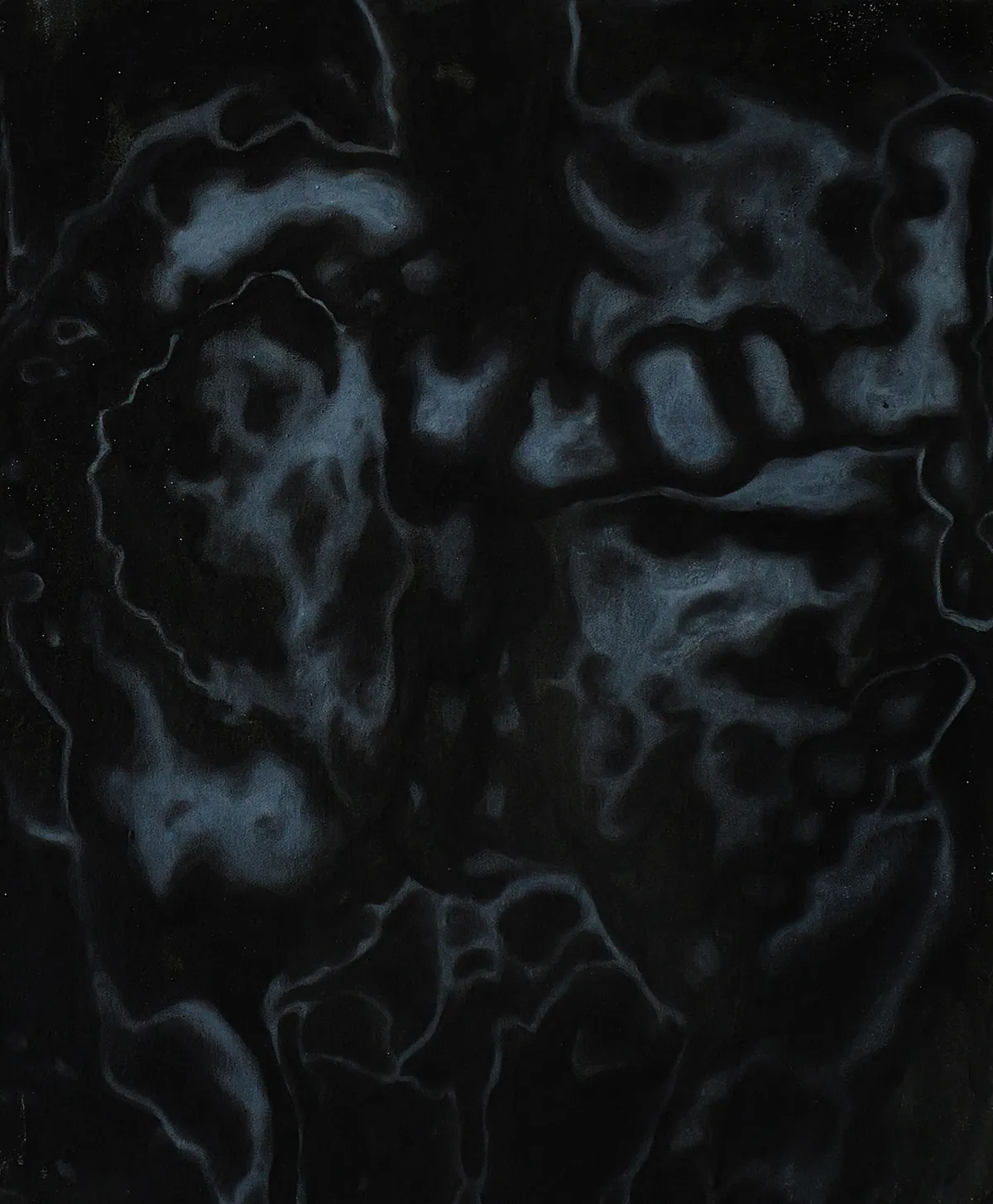 Sans titre, 2024, Huile sur lin, 46 x 38 x 4,5 cm