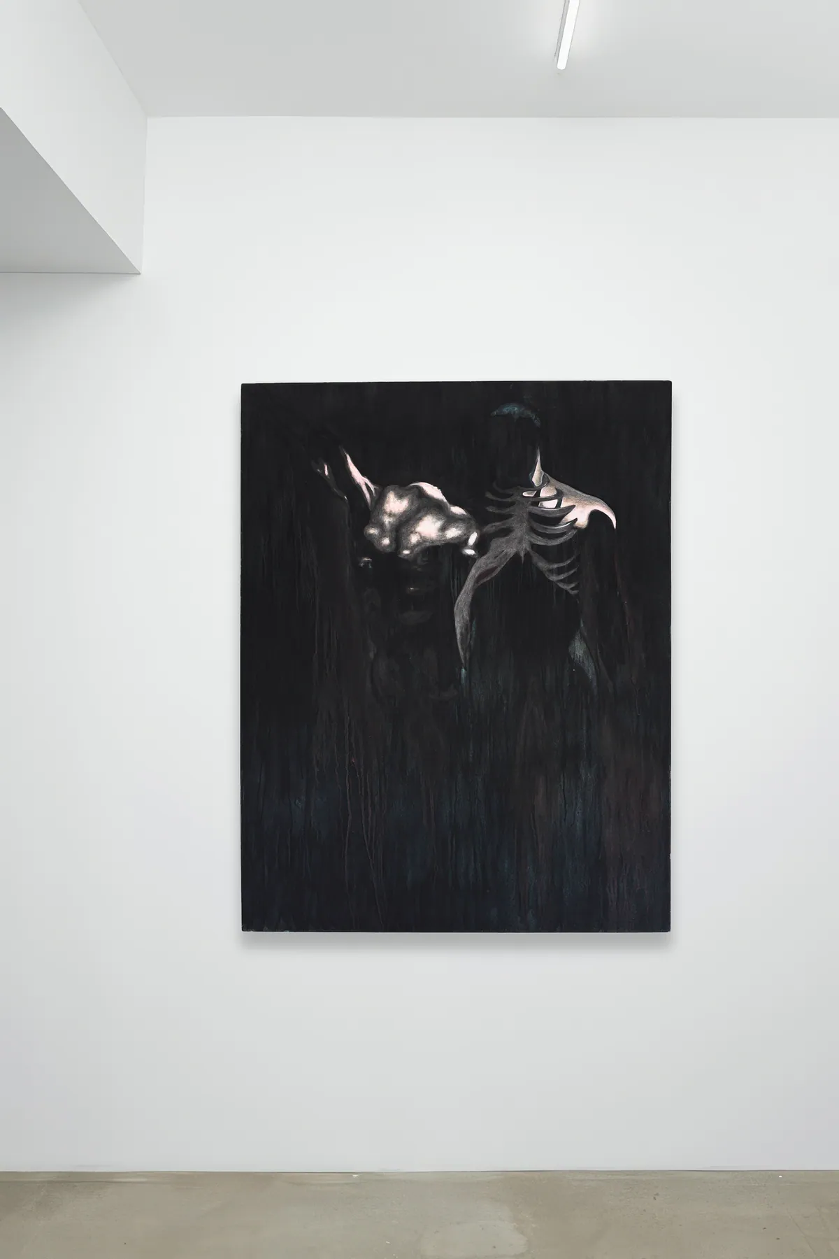 Corporalité, 2024, Huile sur lin, 146 x 114 x 4,5 cm