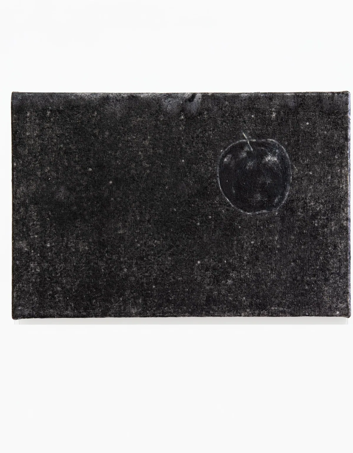 Malum, 2026, Huile sur lin, 22 x 66 x 2,5 cm