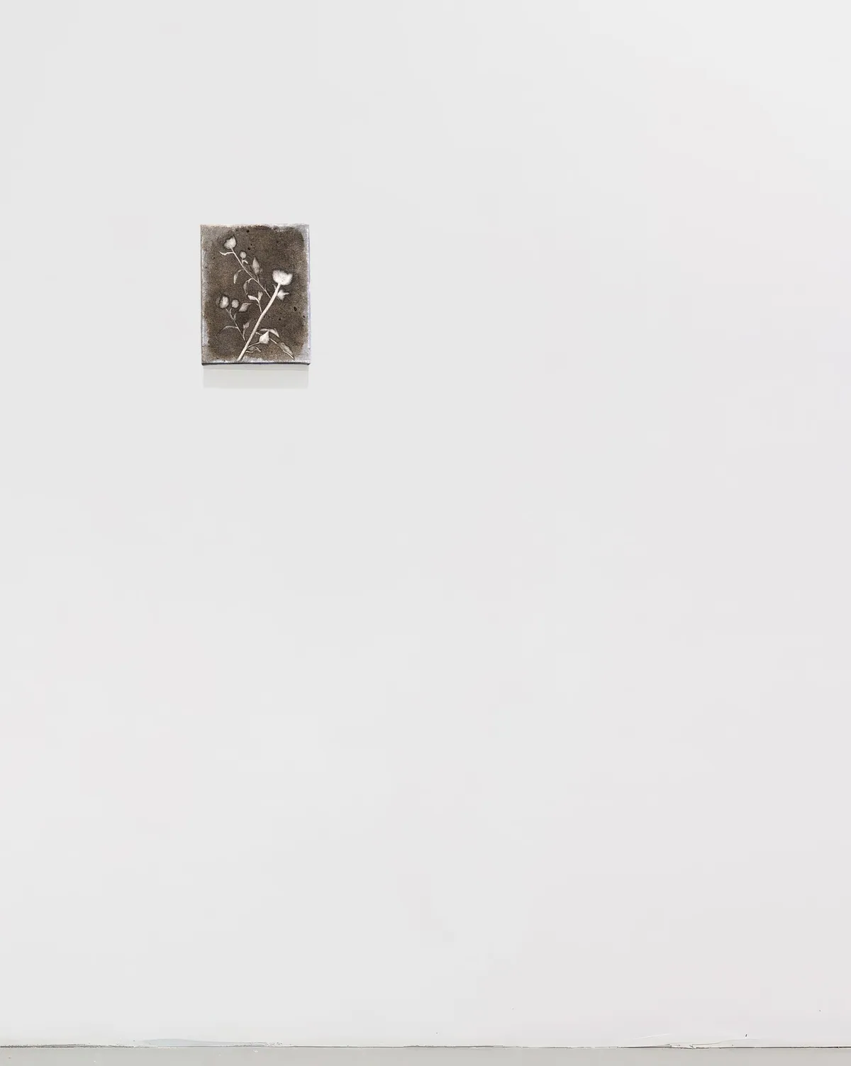 Fantôme périurbain, 2025, Huile sur lin, 18 x 14 x 2,5 cm