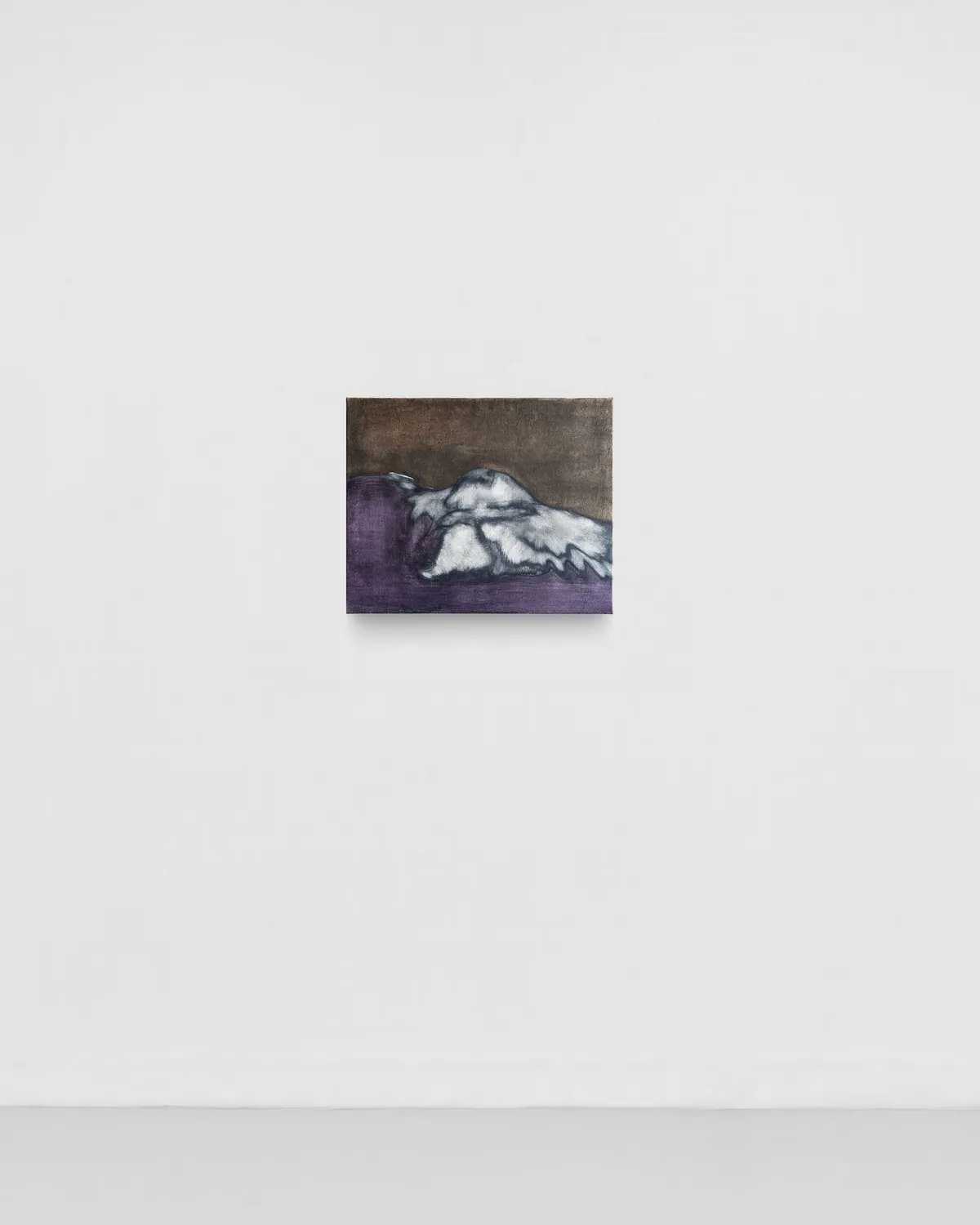 Nitrate entre les omoplates, 2025, Huile sur lin, 40 x 50 x 3,5 cm