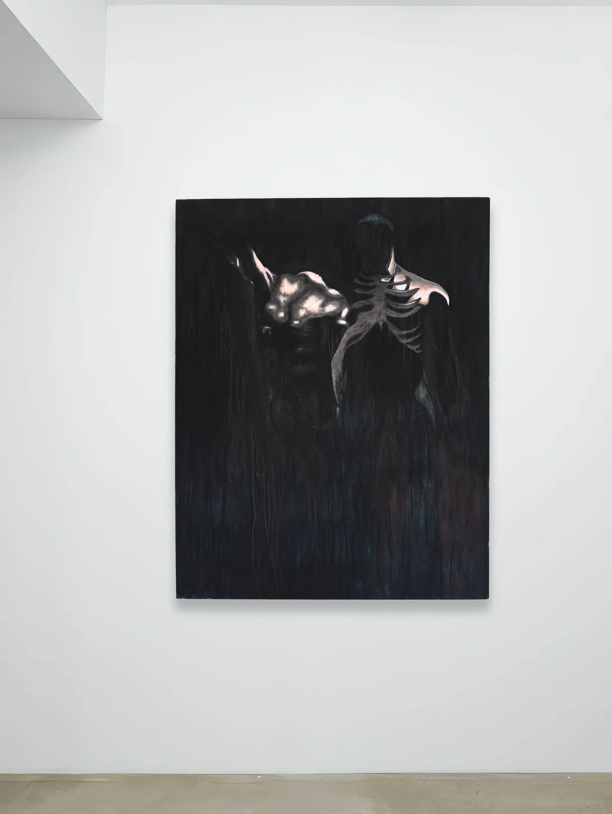 Corporalité, 2024, Huile sur lin-coton, 146 x 114 x 4,5 cm